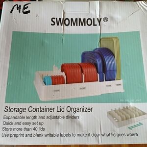 Expandable Lid Organizer - White, Red, Blue, Green. " OR, BETTER OFFER???